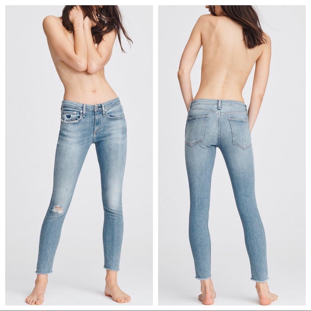 Adorable Rag & Bone Ripped Ankle Skinny Jean💕